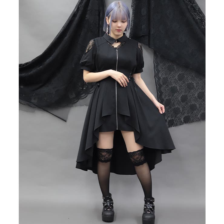 フィッシュテールフレアワンピース | axes femme | 詳細画像6 