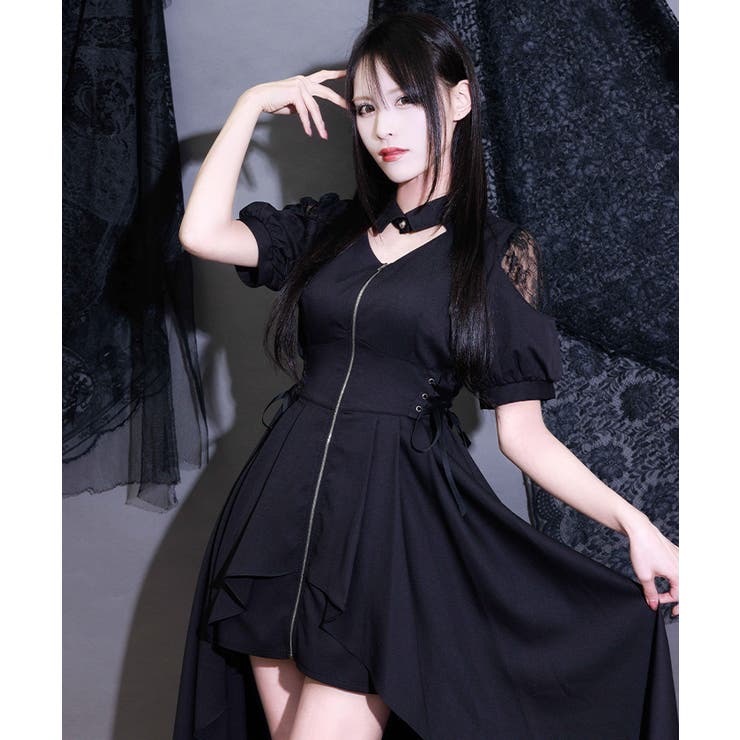 フィッシュテールフレアワンピース | axes femme | 詳細画像7 