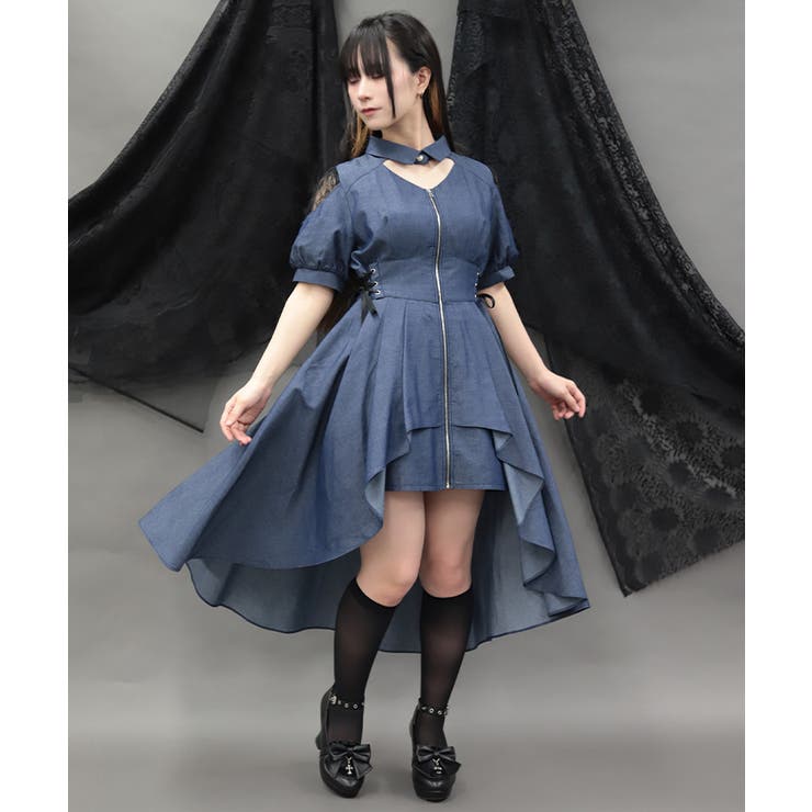 フィッシュテールフレアワンピース | axes femme | 詳細画像8 