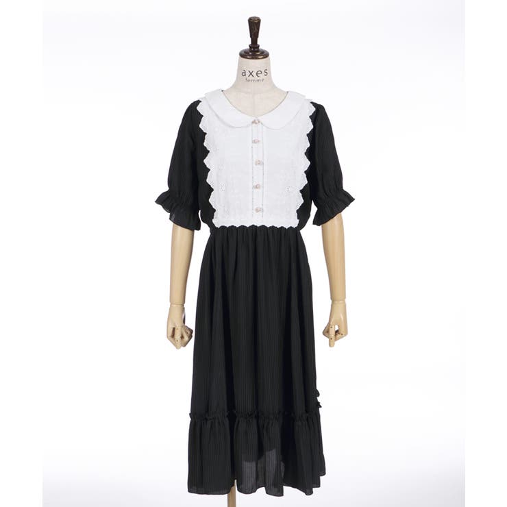 シアーストライプOP[品番：IGAW0001892]｜axes femme