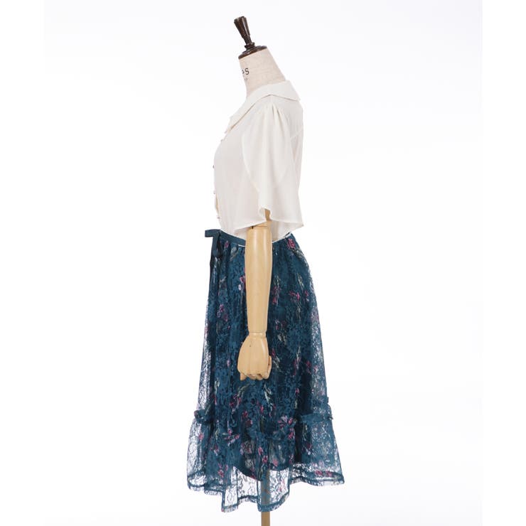花柄ドッキングOP[品番：IGAW0001790]｜axes femme