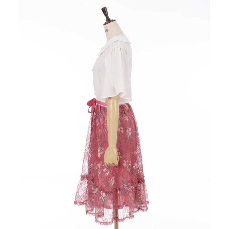 花柄ドッキングOP[品番：IGAW0001790]｜axes femme