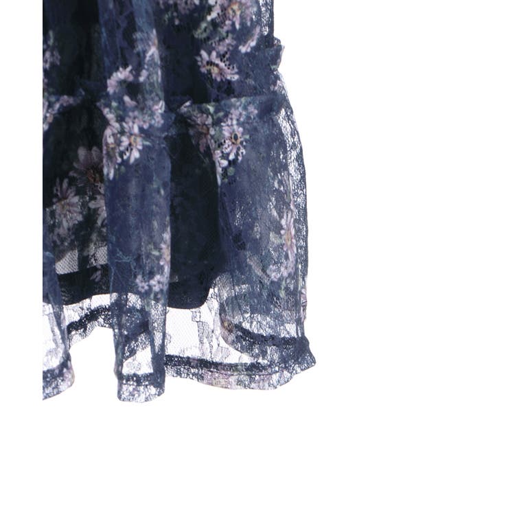 マーガレット柄ドッキングOP[品番：IGAW0002209]｜axes femme
