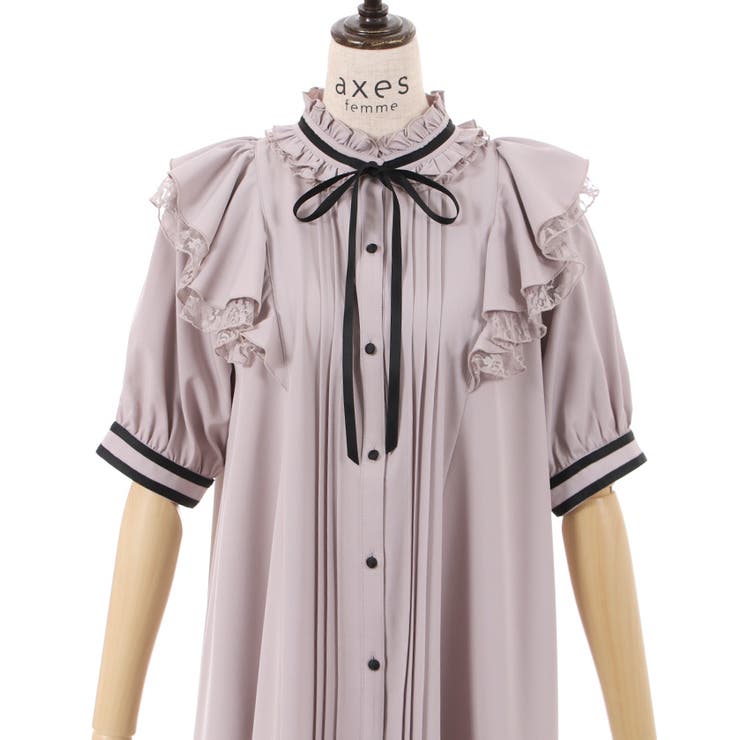 肩フリルワンピース[品番：IGAW0003757]｜axes femme
