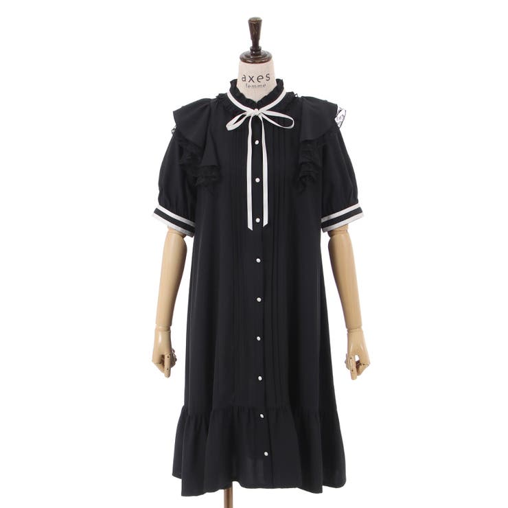 肩フリルワンピース[品番：IGAW0003757]｜axes femme