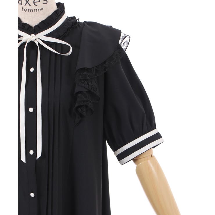 肩フリルワンピース[品番：IGAW0003757]｜axes femme（アクシーズ