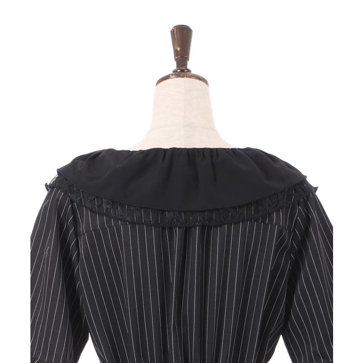 ジャボブローチ付ワンピース[品番：IGAW0003890]｜axes femme