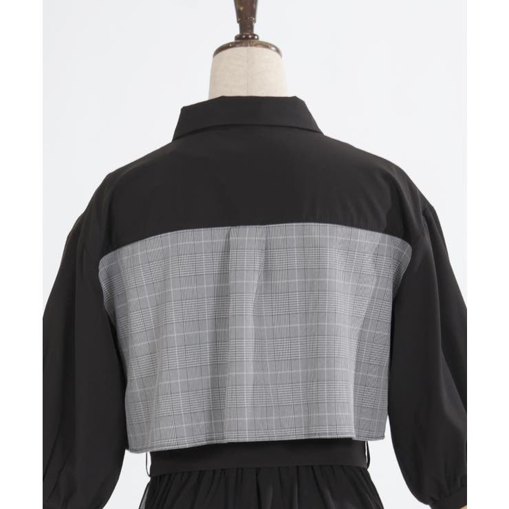 チェック×パッチワークワンピース | axes femme | 詳細画像27 