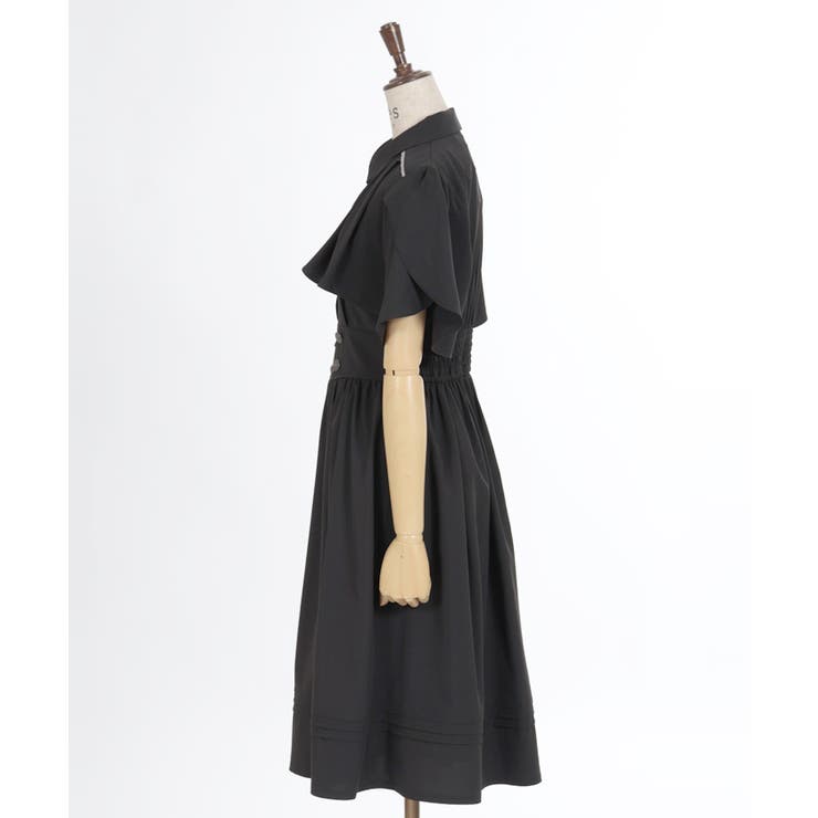 チェーン付ハイウエストワンピース[品番：IGAW0004995]｜axes