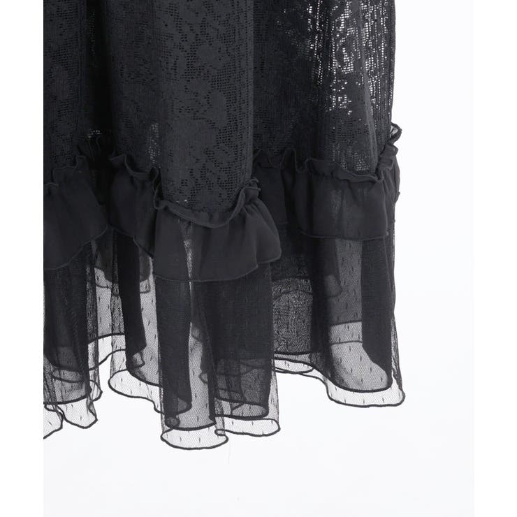 ローズレースケープワンピース | axes femme | 詳細画像27 