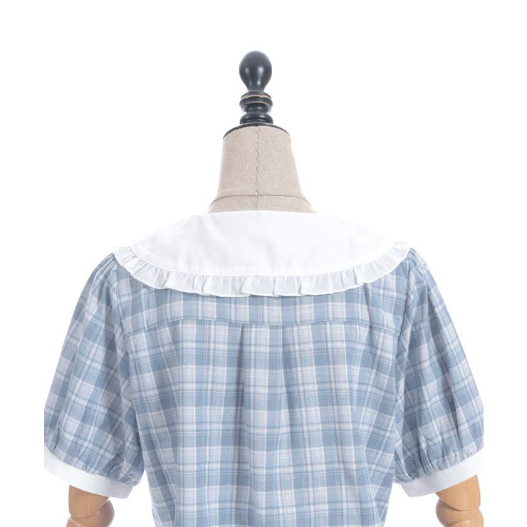 バイカラードッキングミニワンピース | axes femme | 詳細画像14 