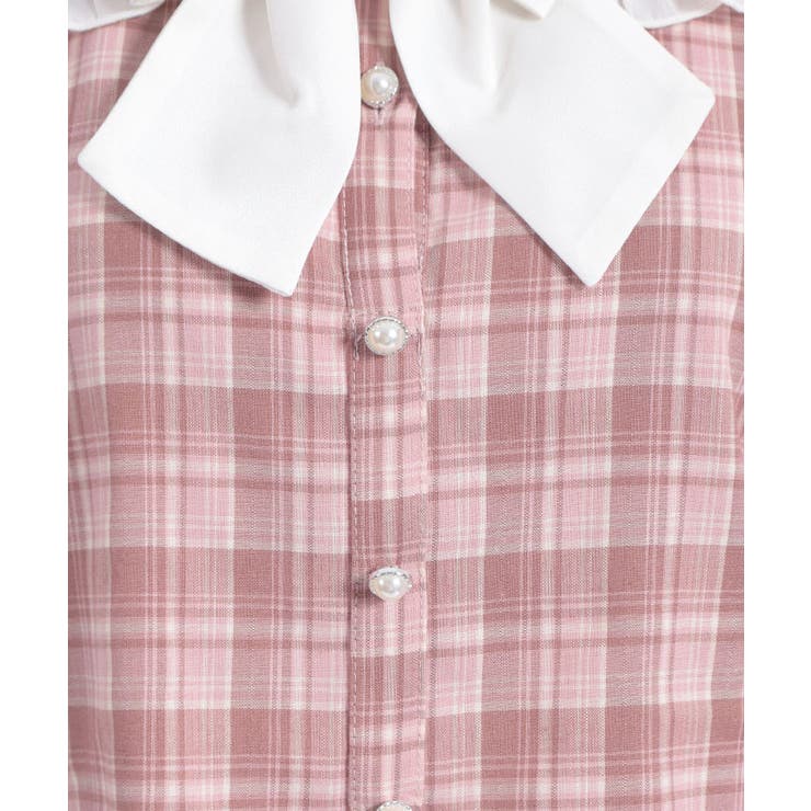 バイカラードッキングミニワンピース | axes femme | 詳細画像28 