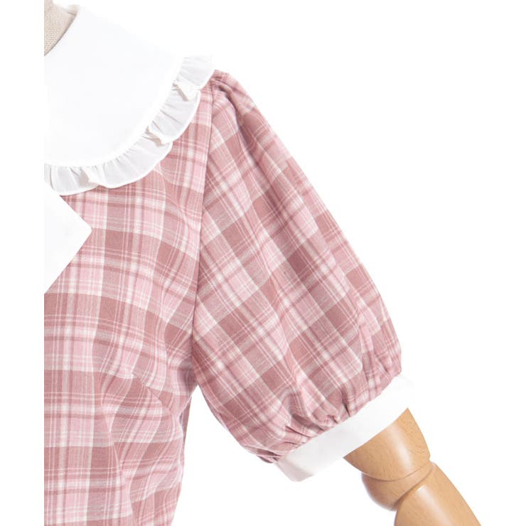 バイカラードッキングミニワンピース | axes femme | 詳細画像30 