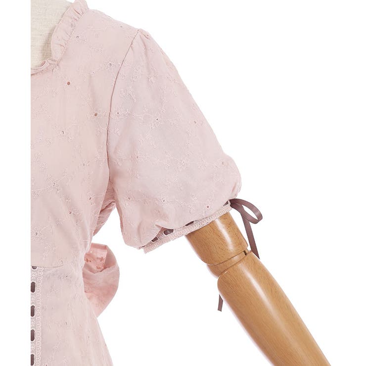 梯子レースコットンワンピース | axes femme | 詳細画像31 