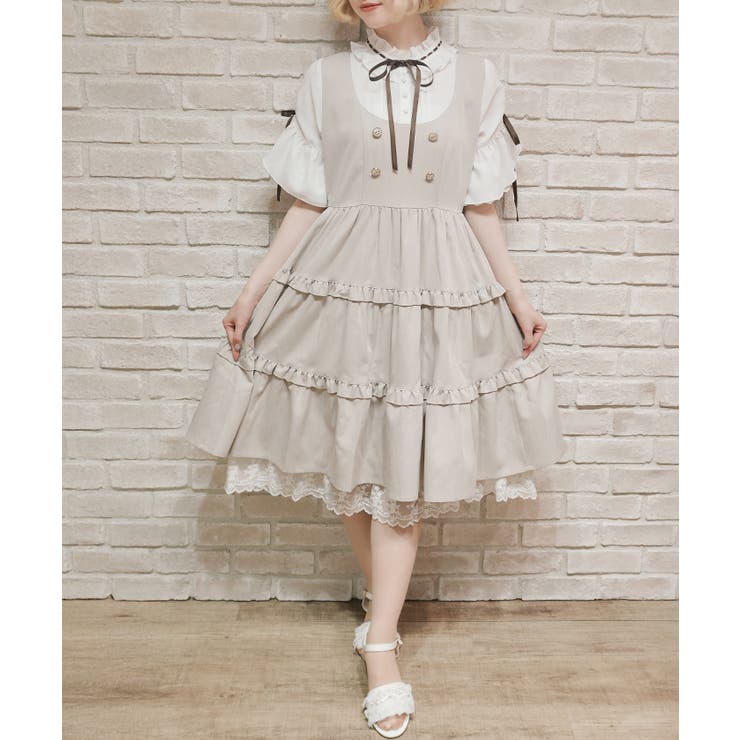 姫袖風ドッキングワンピース | axes femme | 詳細画像1 