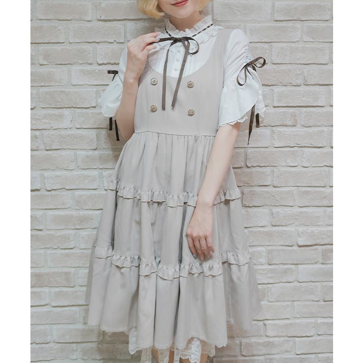 姫袖風ドッキングワンピース | axes femme | 詳細画像14 