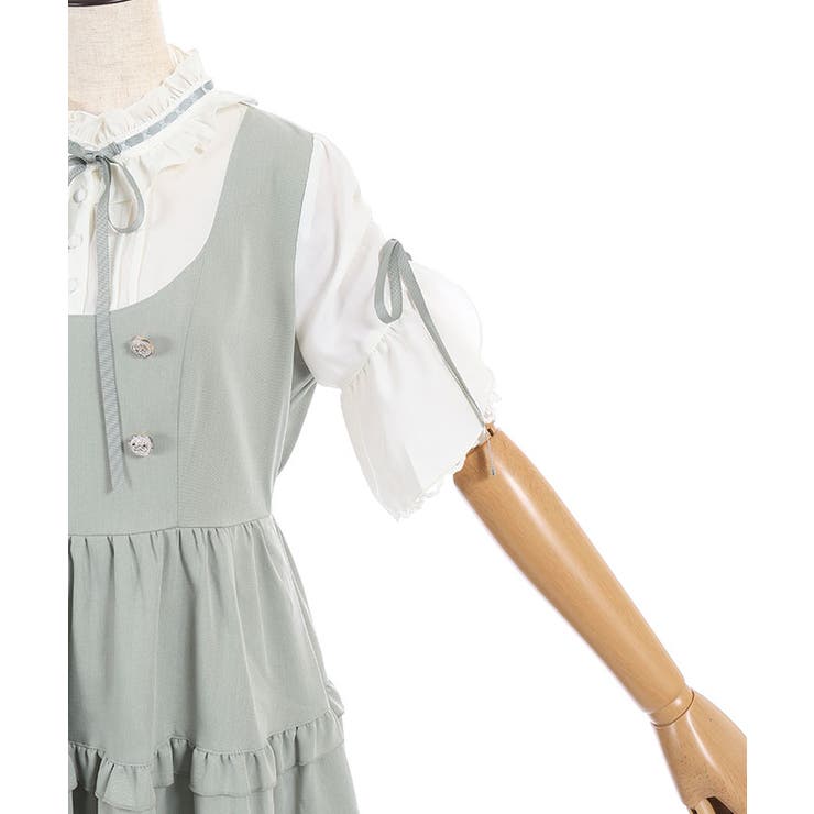 姫袖風ドッキングワンピース | axes femme | 詳細画像31 