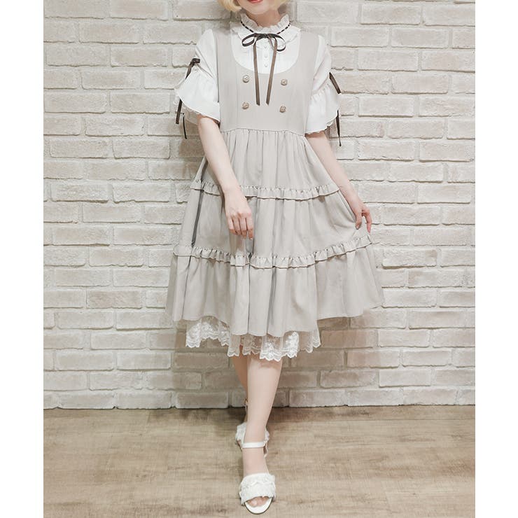 姫袖風ドッキングワンピース | axes femme | 詳細画像7 
