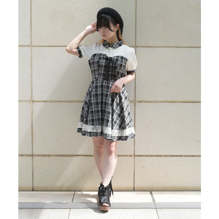 ビスチェ風ドッキングワンピース | axes femme | 詳細画像11 