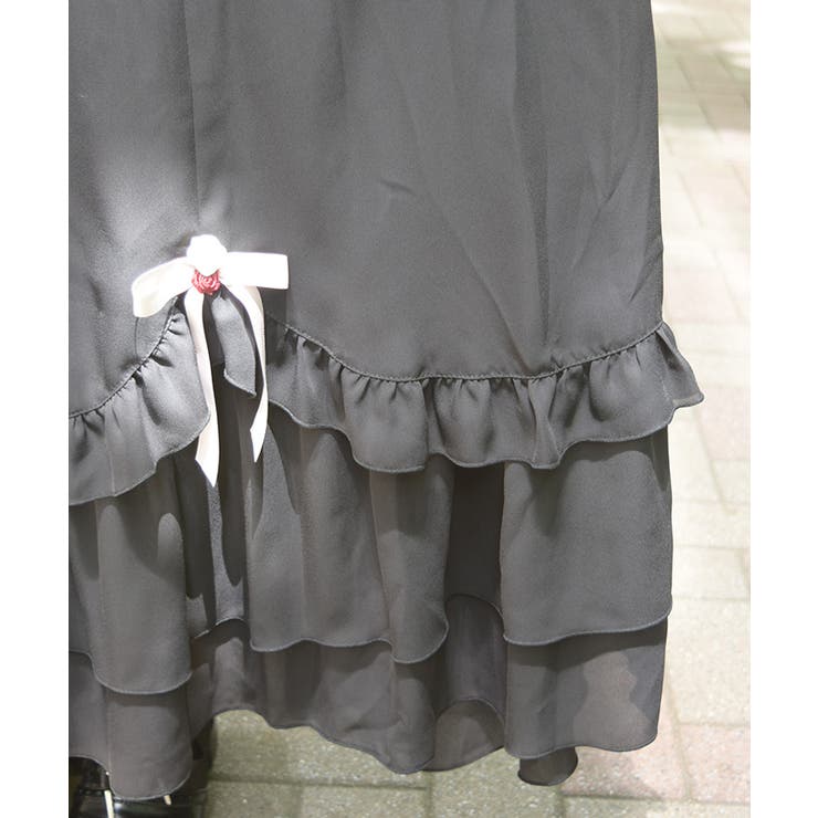 ローズ×はしごレースワンピース[品番：IGAW0008055]｜axes femme