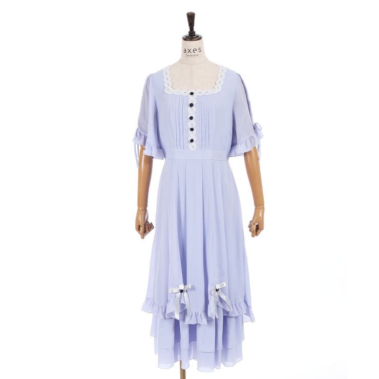 ローズ×はしごレースワンピース | axes femme | 詳細画像23 