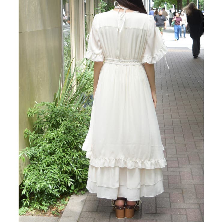 ローズ×はしごレースワンピース | axes femme | 詳細画像3 