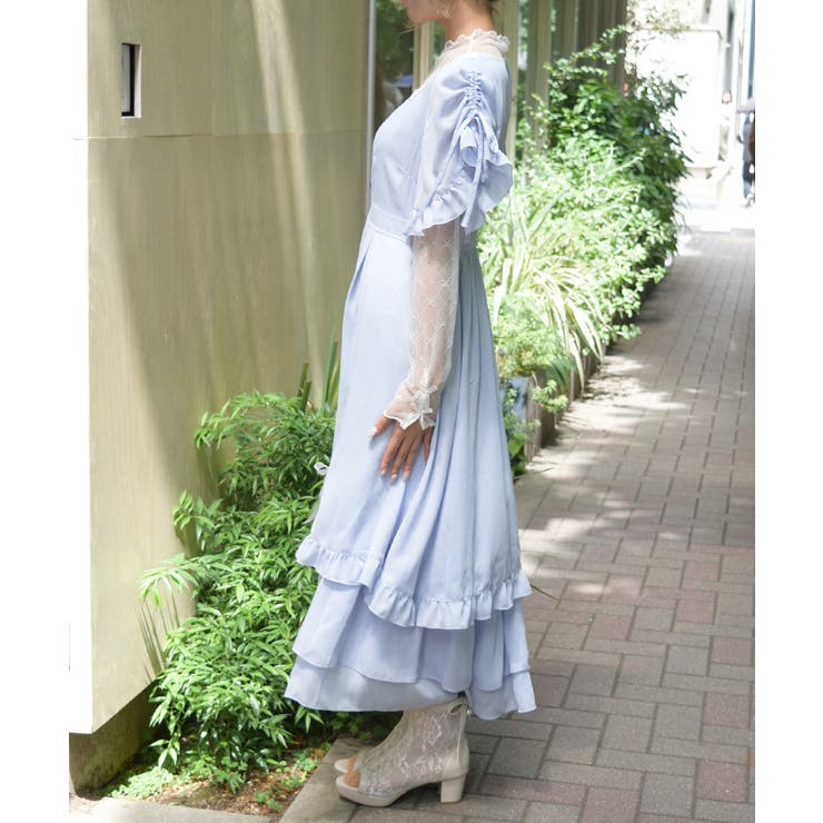 ローズ×はしごレースワンピース | axes femme | 詳細画像6 