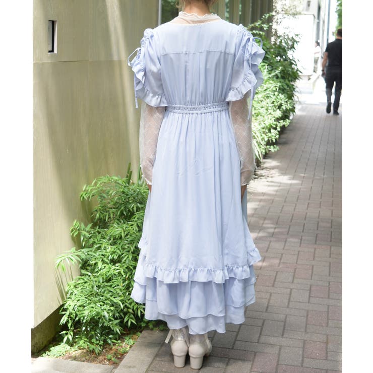 ローズ×はしごレースワンピース | axes femme | 詳細画像7 