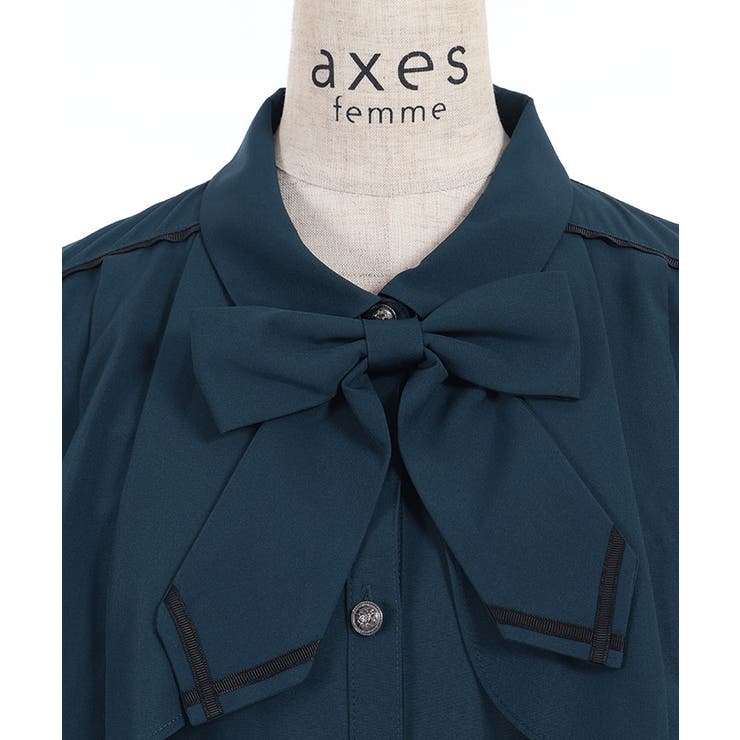 リボンセットフラシワンピース | axes femme | 詳細画像18 
