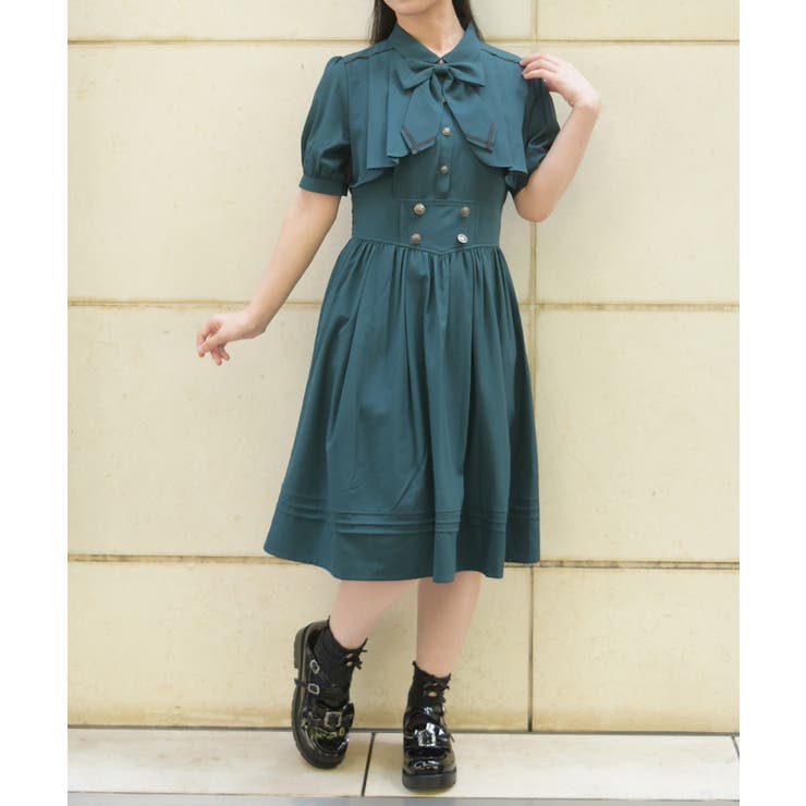 リボンセットフラシワンピース | axes femme | 詳細画像5 