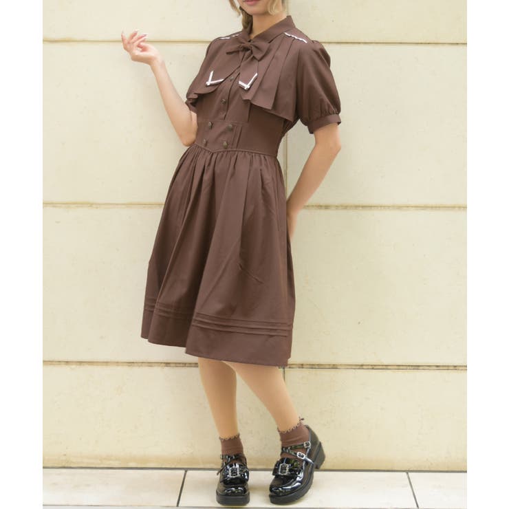 リボンセットフラシワンピース | axes femme | 詳細画像7 