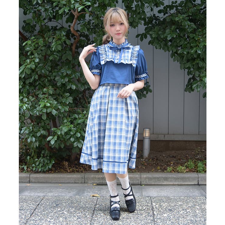 レイヤード風ドッキングワンピース | axes femme | 詳細画像14 