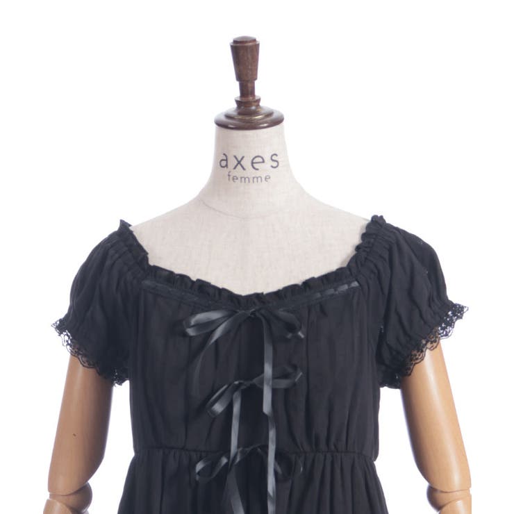 リボンコットンチュニック | axes femme | 詳細画像14 
