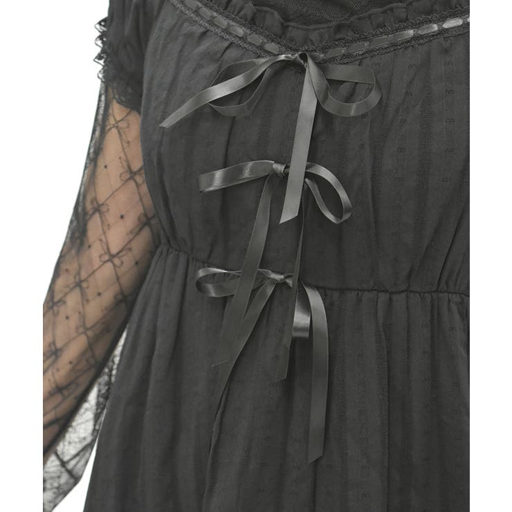 リボンコットンチュニック | axes femme | 詳細画像9 