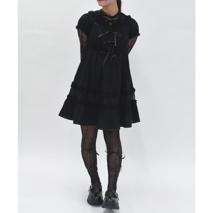 リボンコットンチュニック[品番：IGAW0006686]｜axes femme