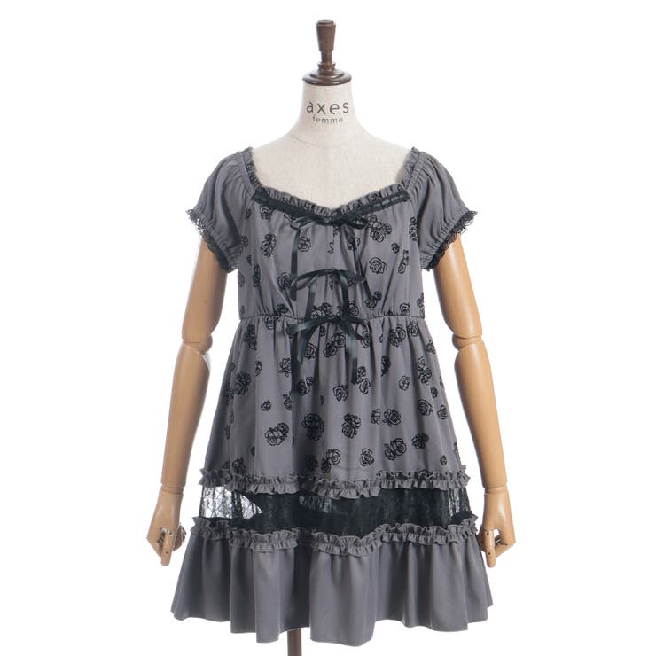 フロッキーローズチュニック | axes femme | 詳細画像12