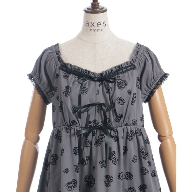 フロッキーローズチュニック | axes femme | 詳細画像15