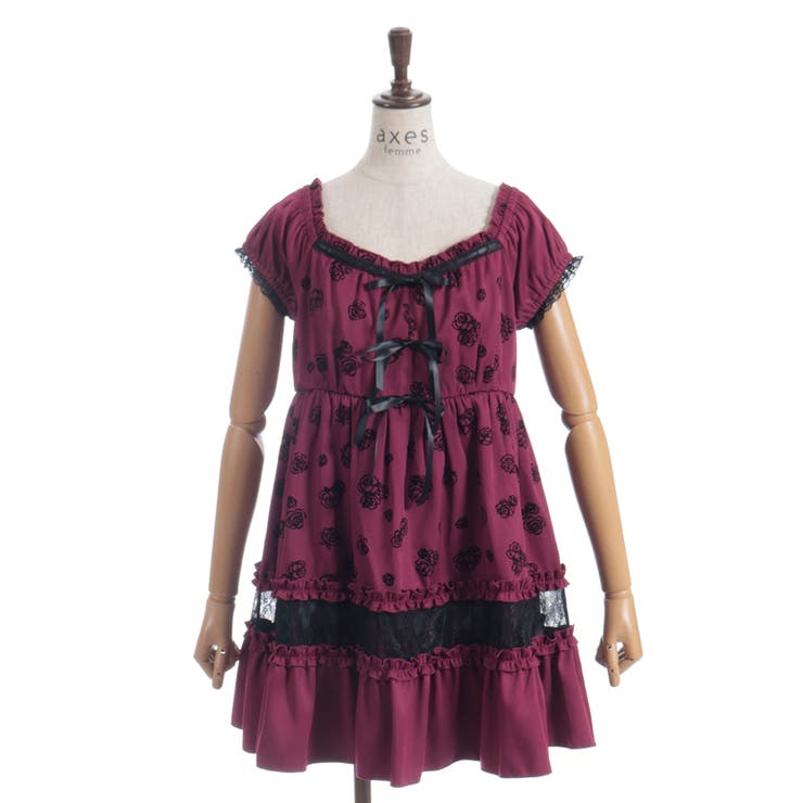 フロッキーローズチュニック | axes femme | 詳細画像20