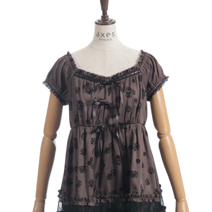 フロッキーローズチュニック | axes femme | 詳細画像29