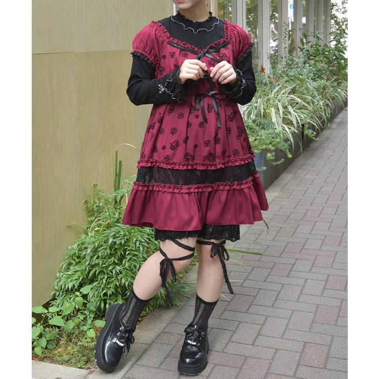 フロッキーローズチュニック | axes femme | 詳細画像4