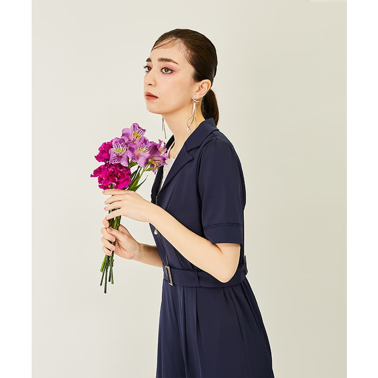 センタージップロンパース[品番：IGAW0003794]｜axes femme