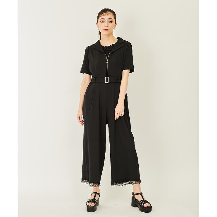 センタージップロンパース[品番：IGAW0003794]｜axes femme
