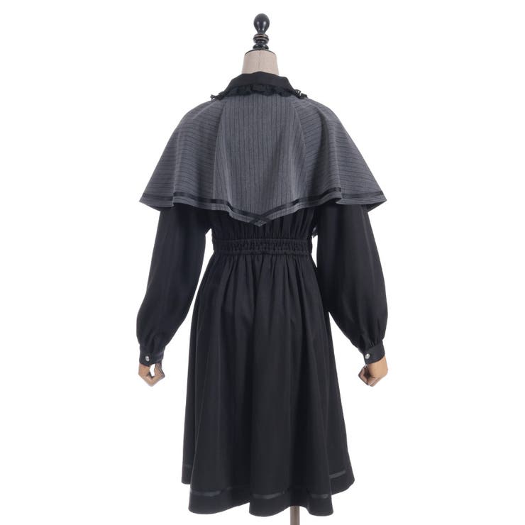 フレーム刺繍ケープワンピース | axes femme | 詳細画像10 