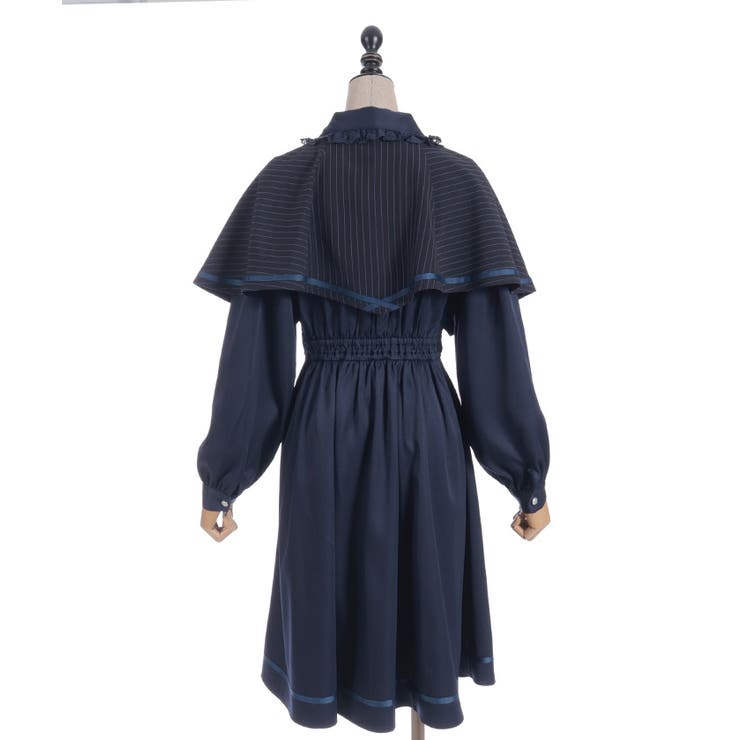 フレーム刺繍ケープワンピース | axes femme | 詳細画像19 