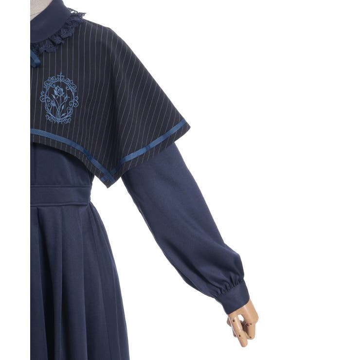 フレーム刺繍ケープワンピース | axes femme | 詳細画像25 