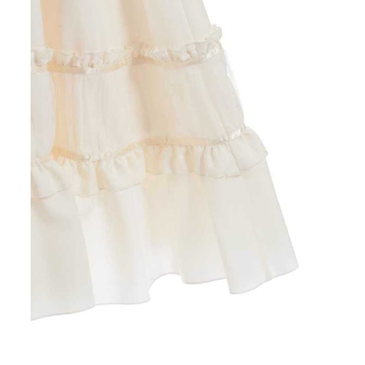 姫袖風ラッフルフリルワンピース[品番：IGAW0005890]｜axes