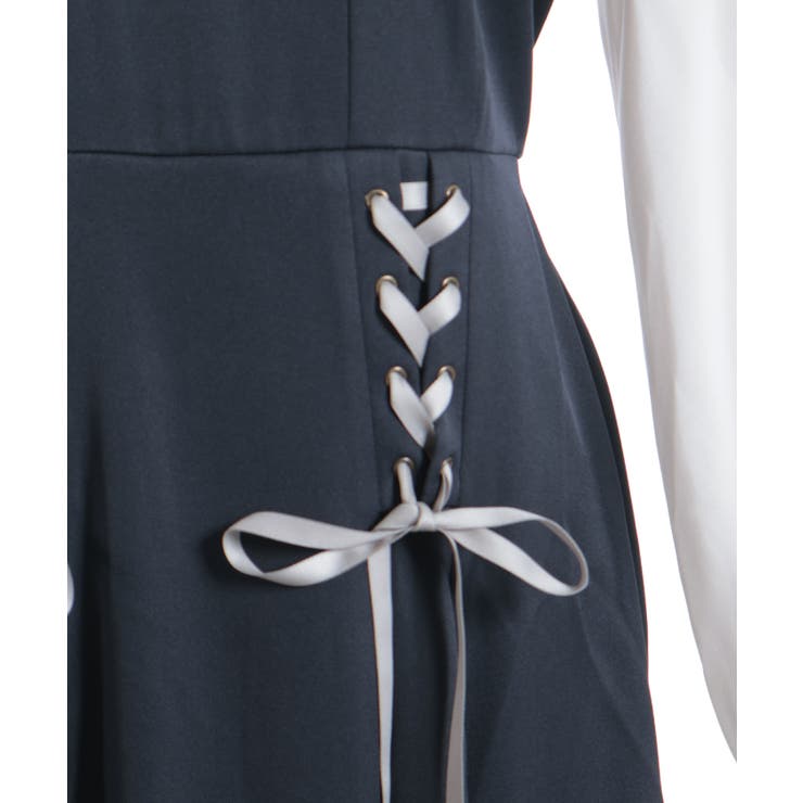ビスチェ切替レースアップワンピース | axes femme | 詳細画像20 