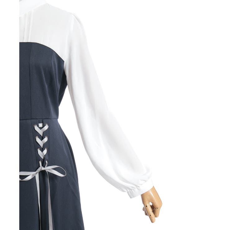 ビスチェ切替レースアップワンピース | axes femme | 詳細画像23 