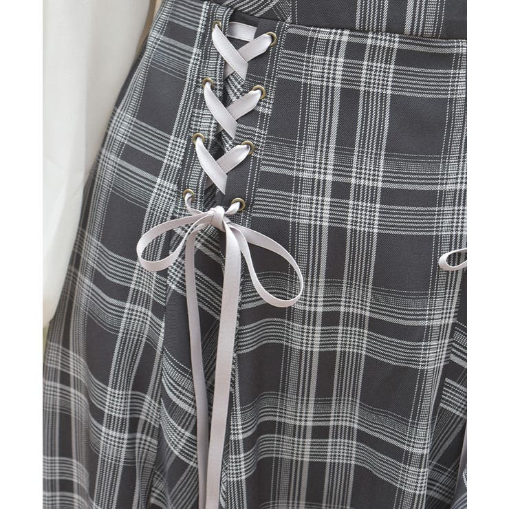 ビスチェ切替レースアップワンピース | axes femme | 詳細画像7 