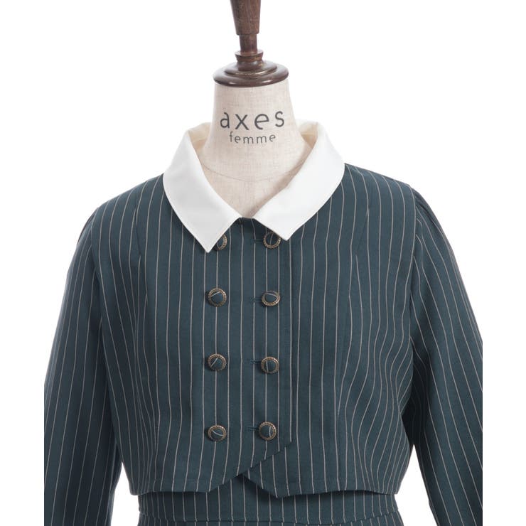 バイカラーサックワンピース | axes femme | 詳細画像14 